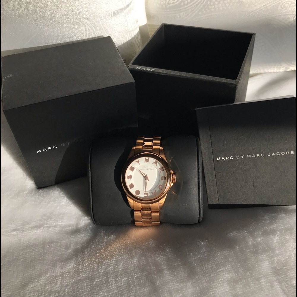 Marc by Marc Jacobs rose gold watch